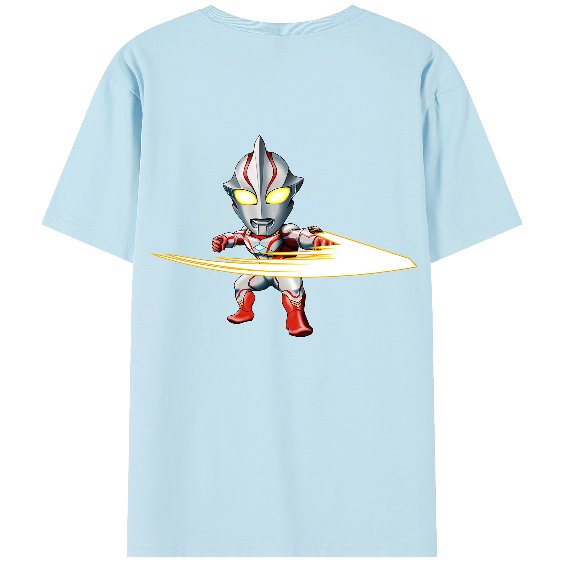 （画像用） ウルトラマン Ultraman 綿100％半袖Tシャツ（背面プリント）